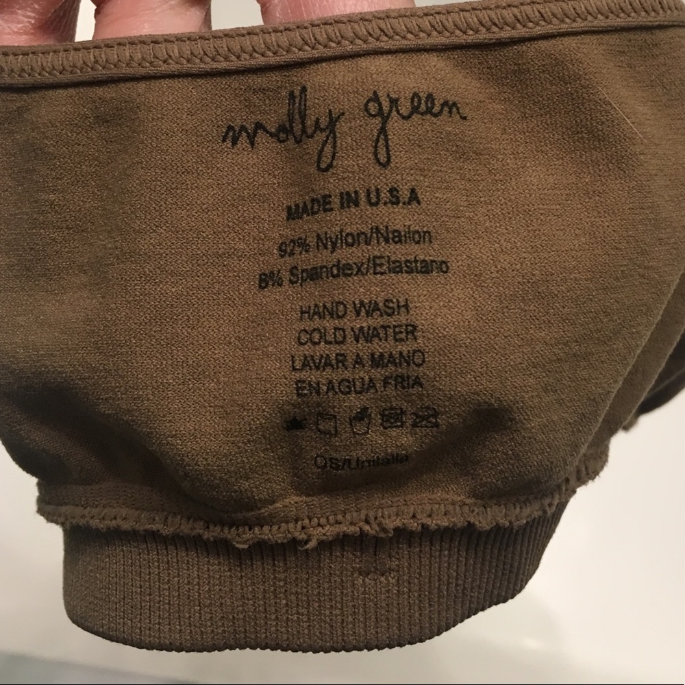 CLEARANCE!💋FINAL PRICE 🎉MOLLY GREEN bralette - Picture 3 of 4